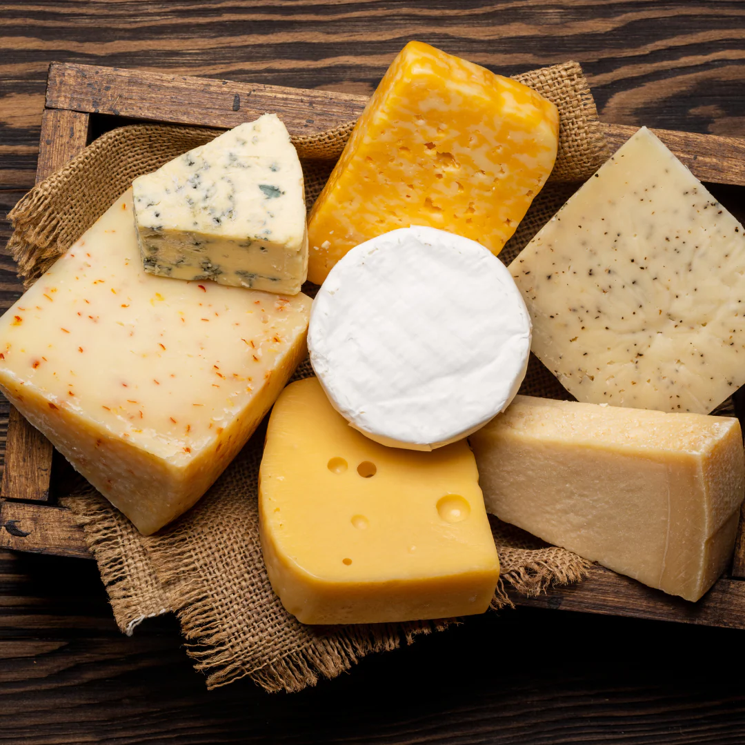 Artisan cheese selection image